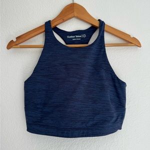 Outdoor Voices Blue Crop Tank Small